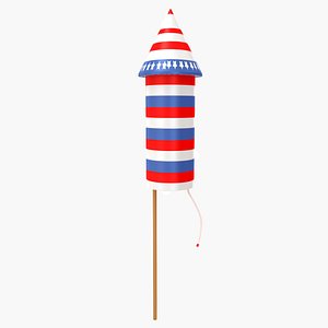 3D Firework Rocket v3
