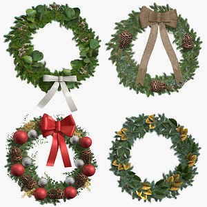 Christmas Decor Collection 3D model