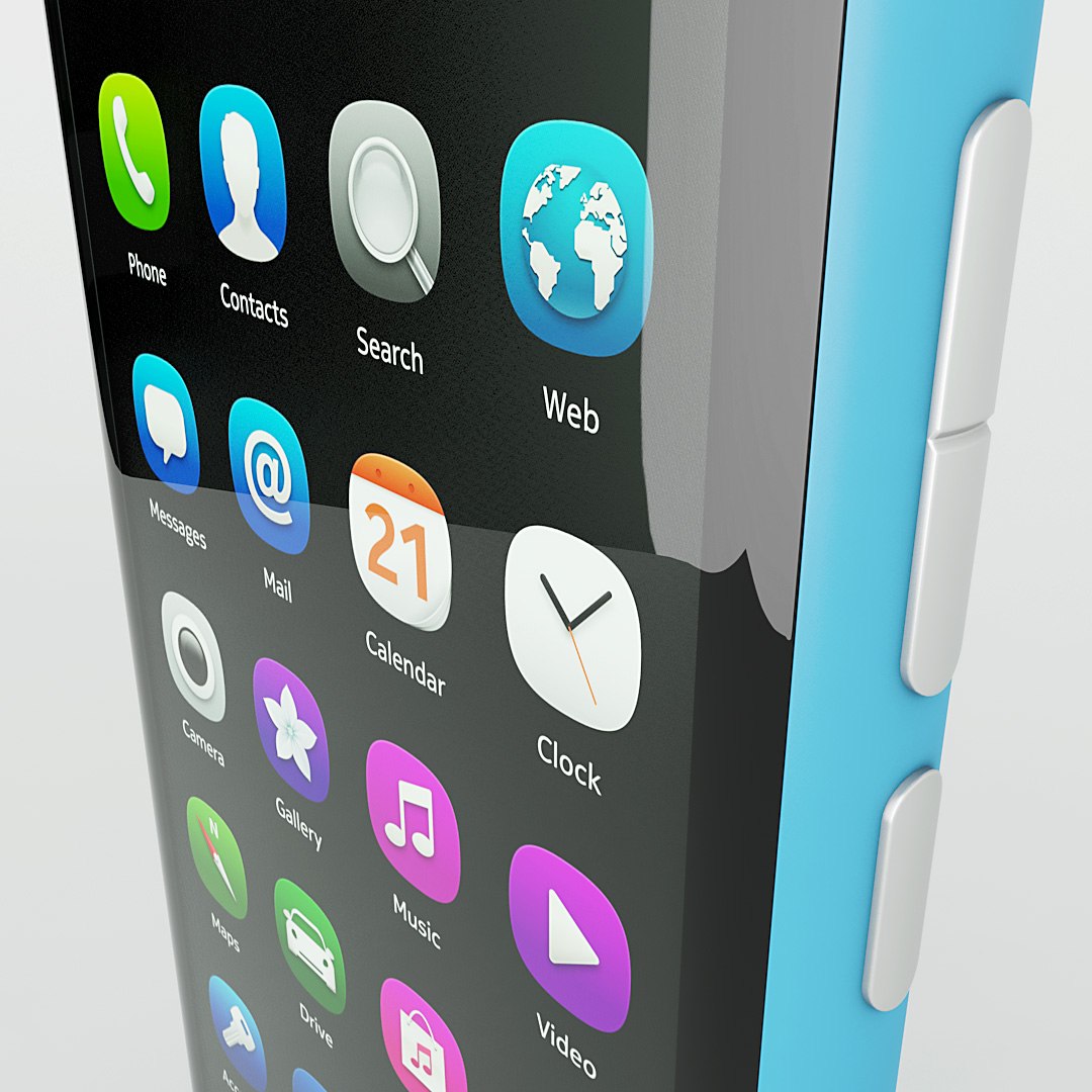 3d 3ds Photorealistic Nokia N9 Smartphone