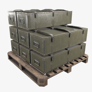 3D model Military Cargo Case