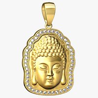 Budha head pendant