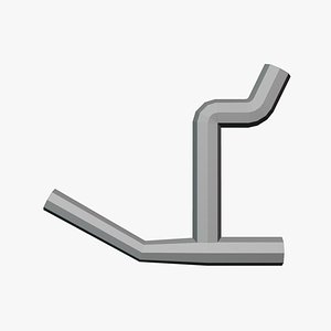 3D Basic Hook Hexagon model