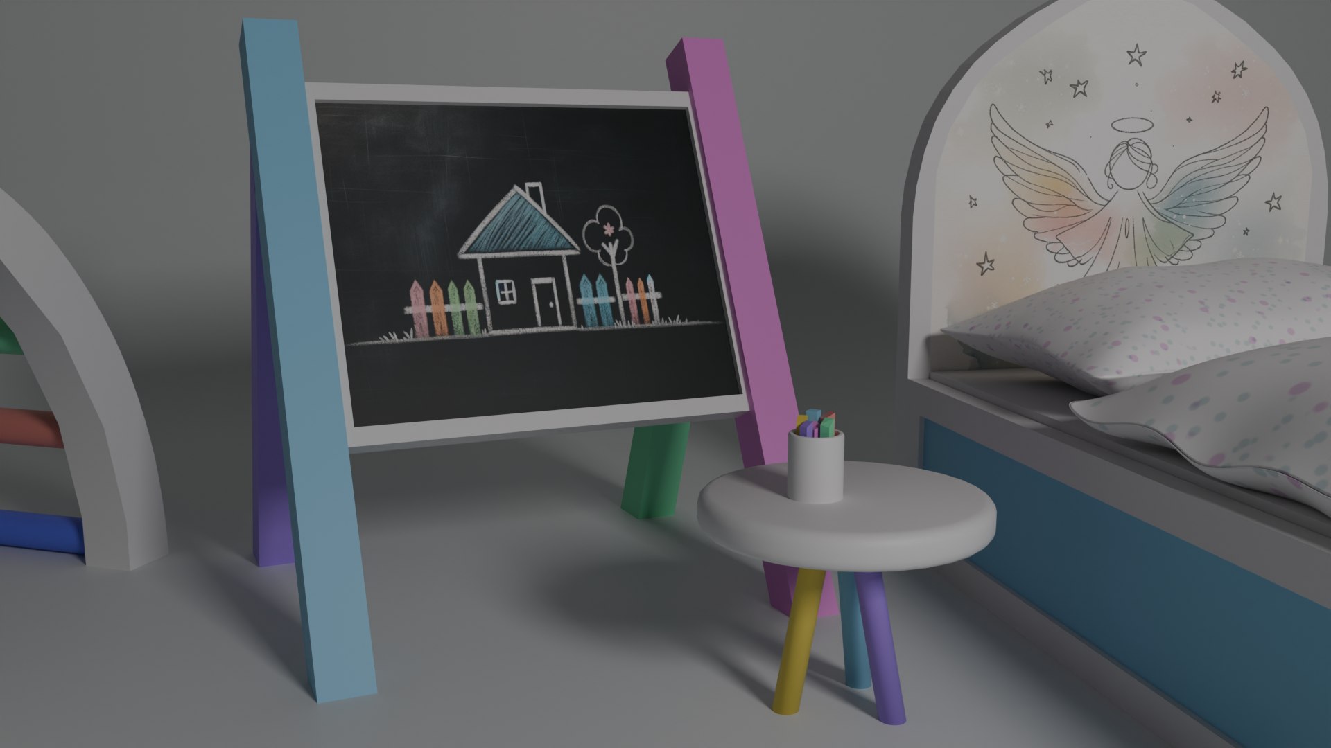 3D Kids Room Stuff - TurboSquid 2192557