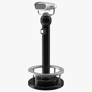 3D Tower Binocular Viewer with a Payment Terminal model
