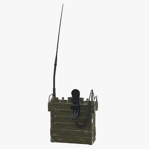 AN/PRC-77 Portable Transceiver - Communications Radio - 02