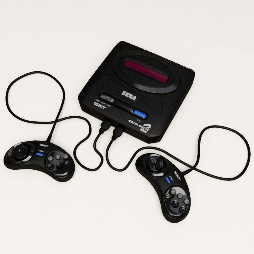 Sega Mega Drive 2 C4d