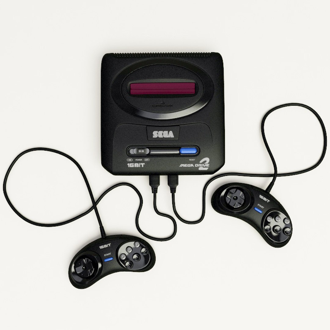 Sega Mega Drive 2 C4d