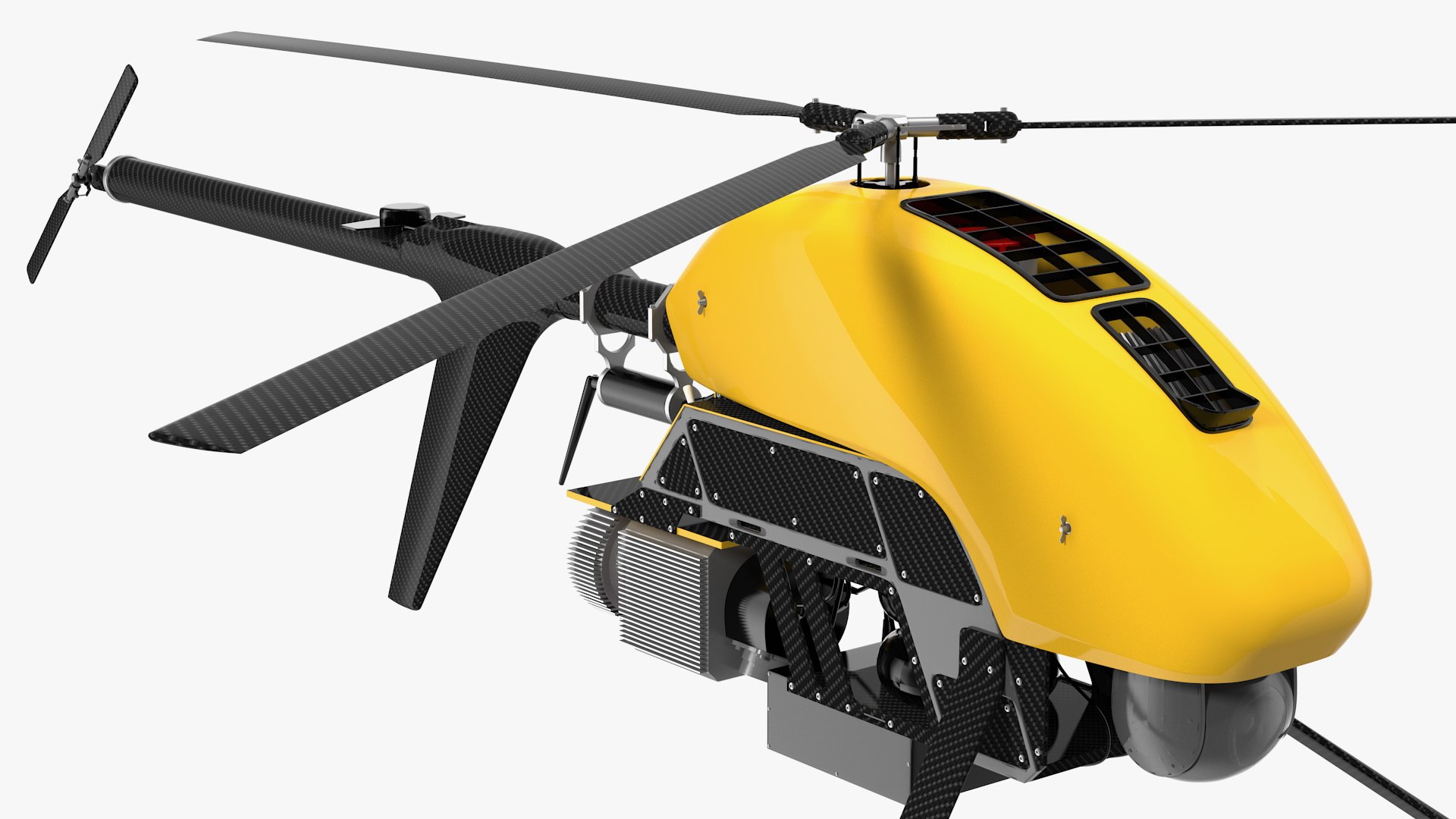 Helicopter uav drone copters 3D model - TurboSquid 1451127