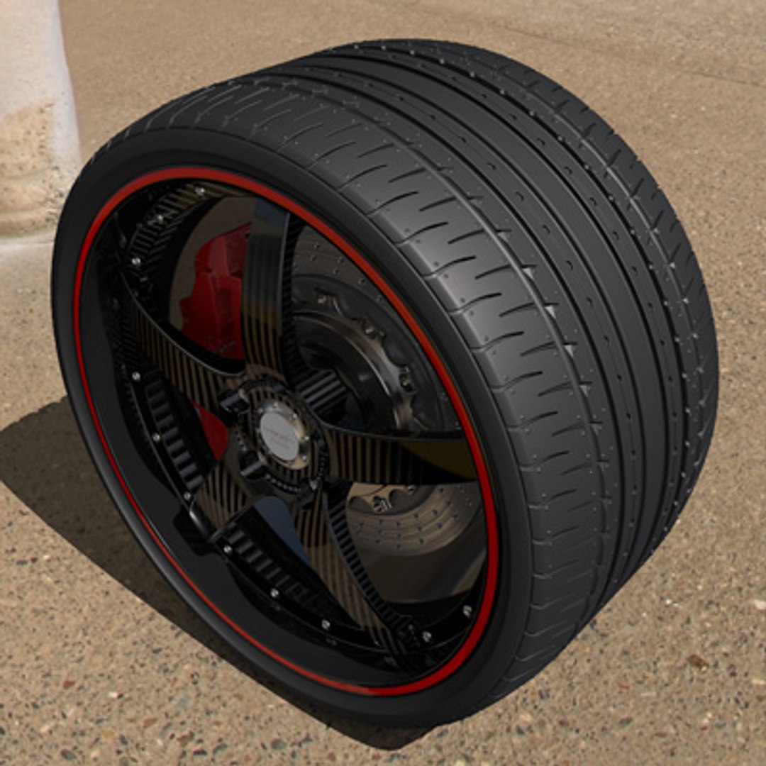 3d model rim forged