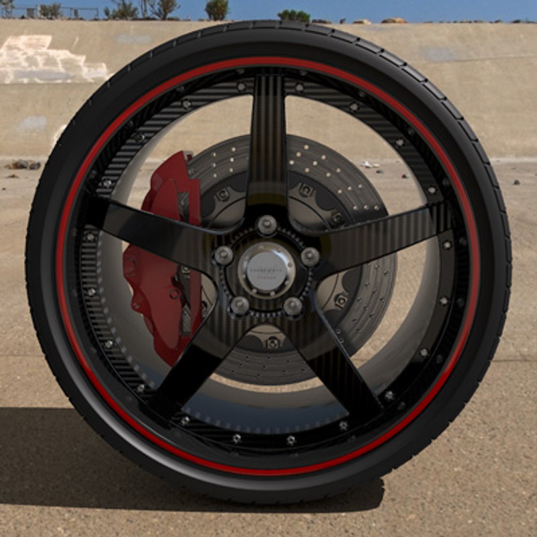 3d model rim forged