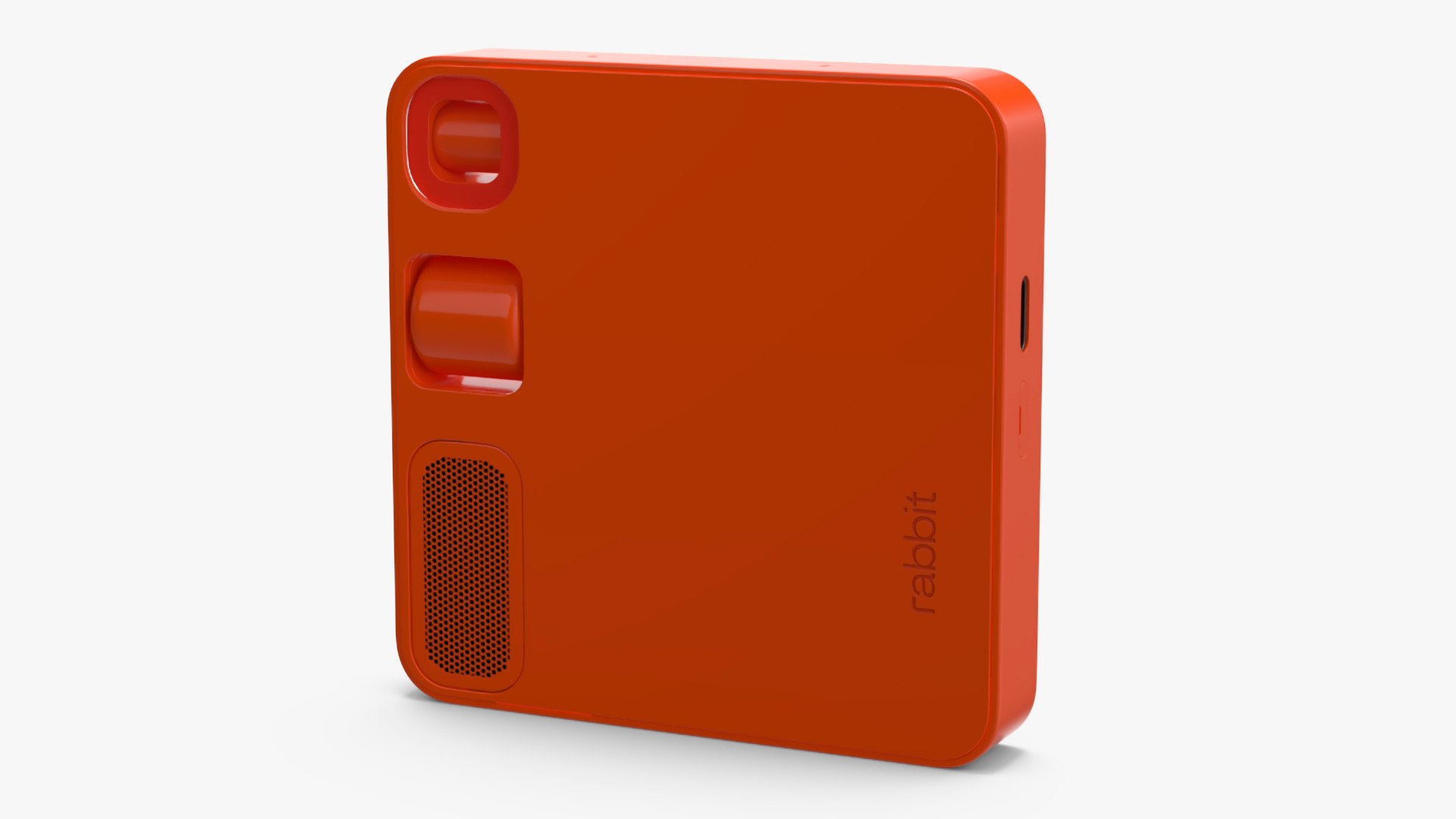 Rabbit R1 AI Assistant Device model https://p.turbosquid.com/ts-thumb/wm/fE7ock/BQ/rabbitr1aiassistantdevicemb3dmodel010/jpg/1712824909/1920x1080/fit_q87/81b670aeea591e459e3498300e0dbca14d4fb686/rabbitr1aiassistantdevicemb3dmodel010.jpg