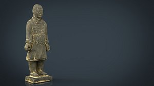 3D terracotta warriors heavily-armed foot