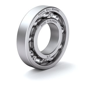 ball bearing radial 3D model