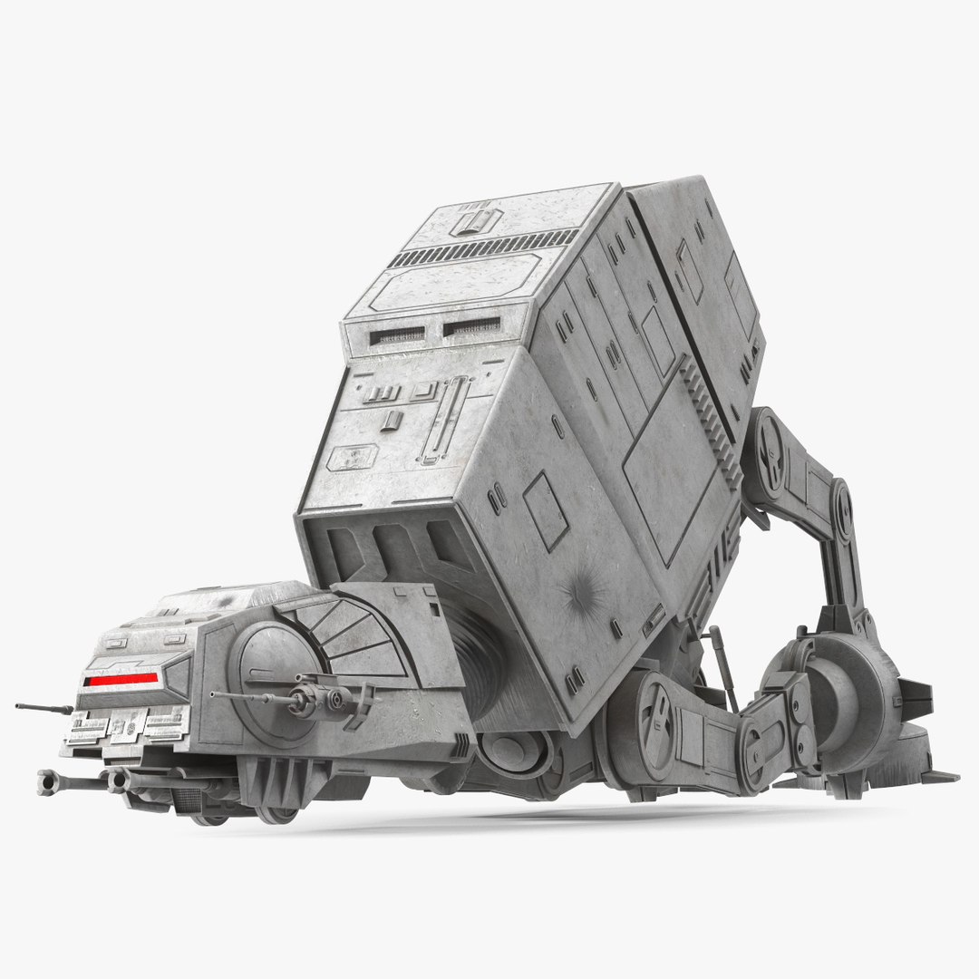 Grunge Broken AT-AT Star Wars Model - TurboSquid 2111439