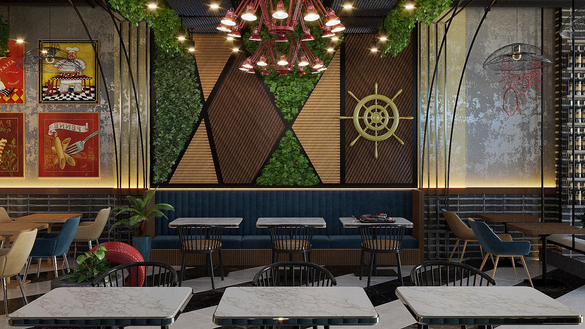 3D CAFE RESTAURANT 2 Model - TurboSquid 2323177