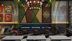 3D CAFE RESTAURANT 2 model