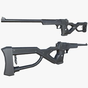 46-Desert Eagle-gun model 3d game ready model Low-poly 3D model 3D