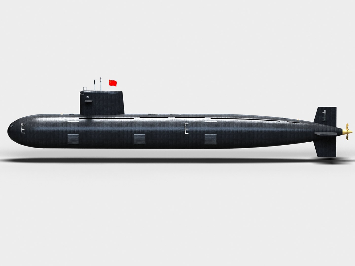 Type093 Nuclear Submarine 3d Max