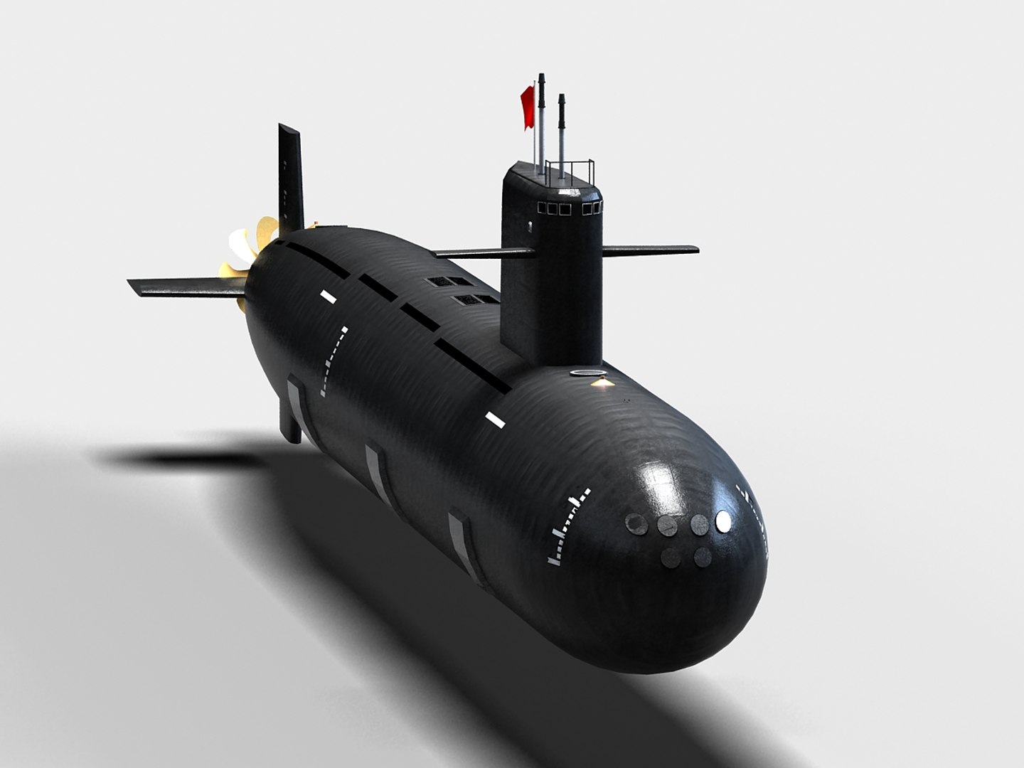 Type093 Nuclear Submarine 3d Max