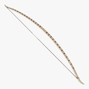 Antique Viking Bow 3D Model