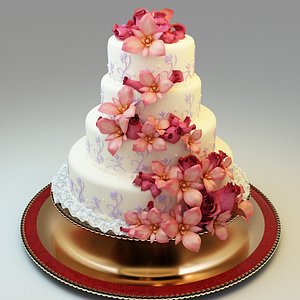 3d wedding cake 02