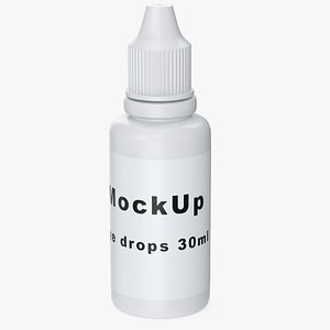 Eye Drops Bottle 30ml Mockup
