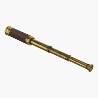 Old Brass Telescope Spyglass Pirate Style