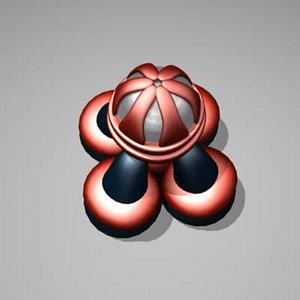 3d model organic building dome