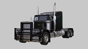 3D model Peterbuilt truck