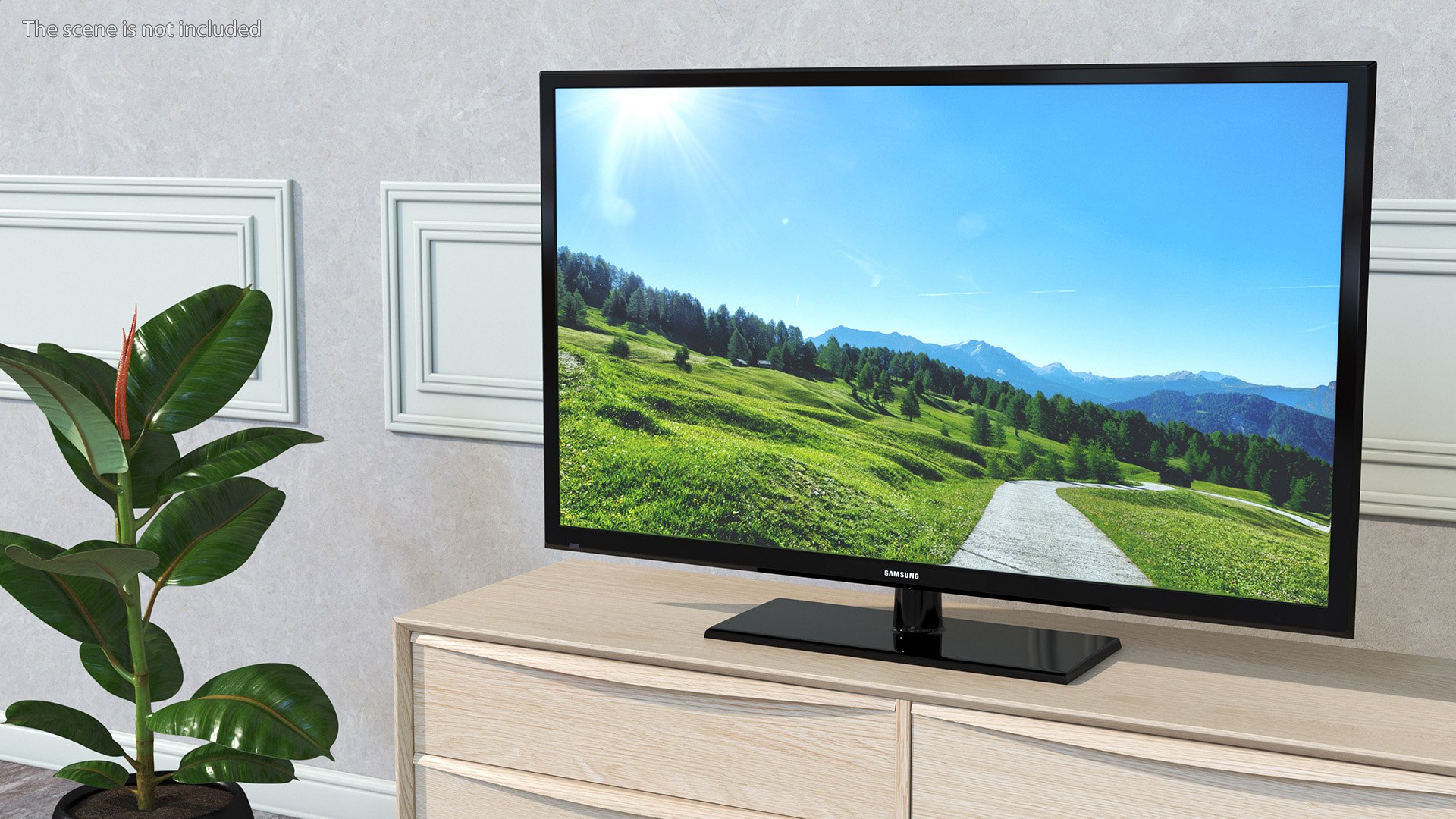 Samsung Flat Screen Television 51 Inch 3D Model - TurboSquid 2217109