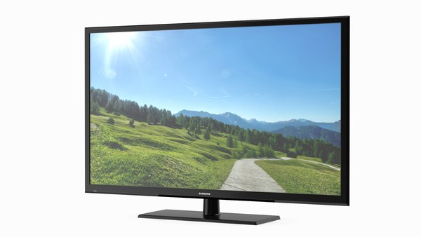 modelo 3d Televisor Samsung De Pantalla Plana De 51 Pulgadas ...