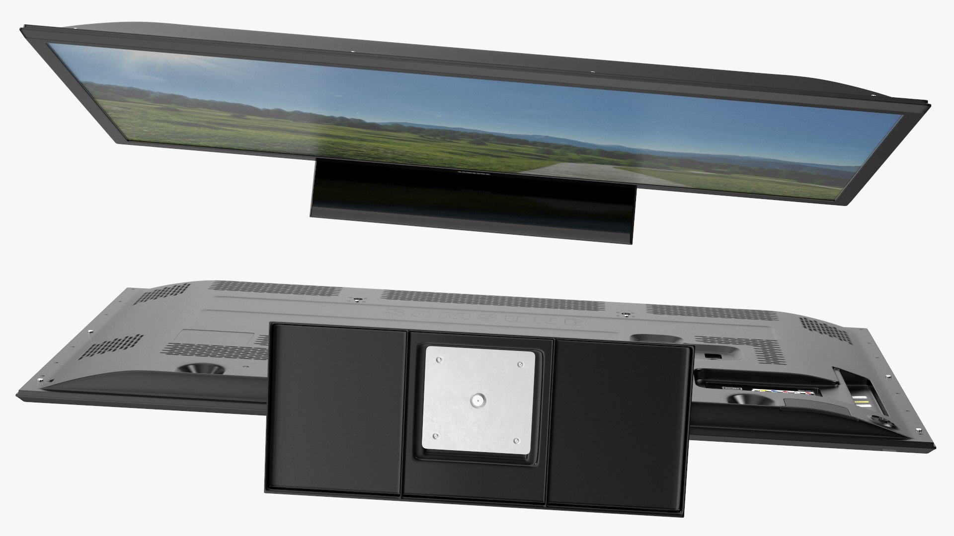 Samsung Flat Screen Television 51 Inch 3D Model - TurboSquid 2217109