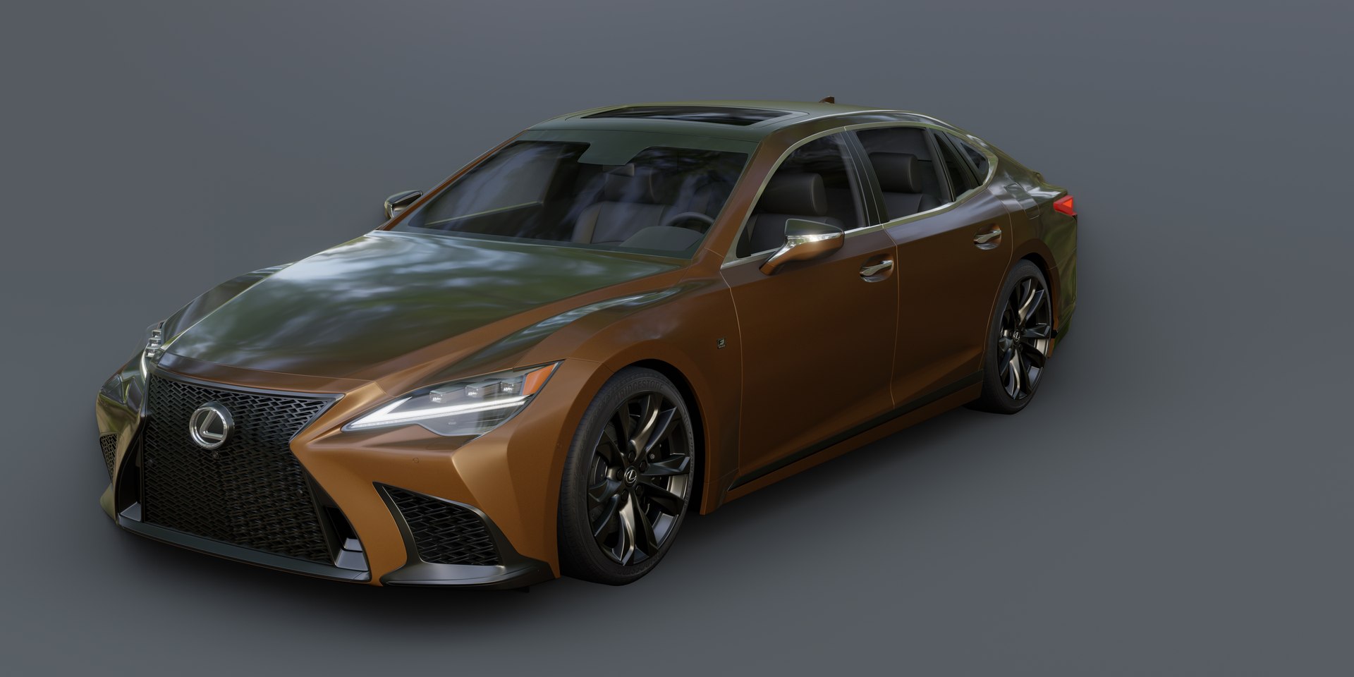 3D Lexus LS500h F Sport 2021 model - TurboSquid 2182574