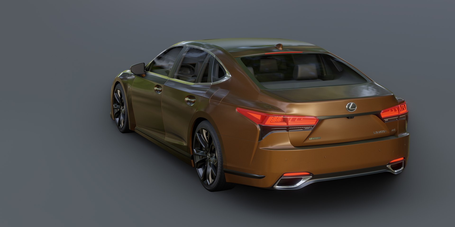 3D Lexus LS500h F Sport 2021 model - TurboSquid 2182574