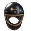 Casque classique Low-poly modèle 3D