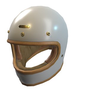 Helmet classic Low-poly 3D model