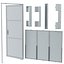 Portapivot set  glass door constructor