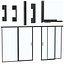 Portapivot set  glass door constructor