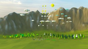 Cartoon low poly GIGAPACK