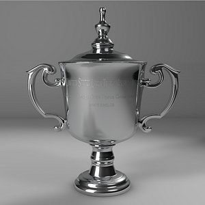 open men singles trophy 3D model