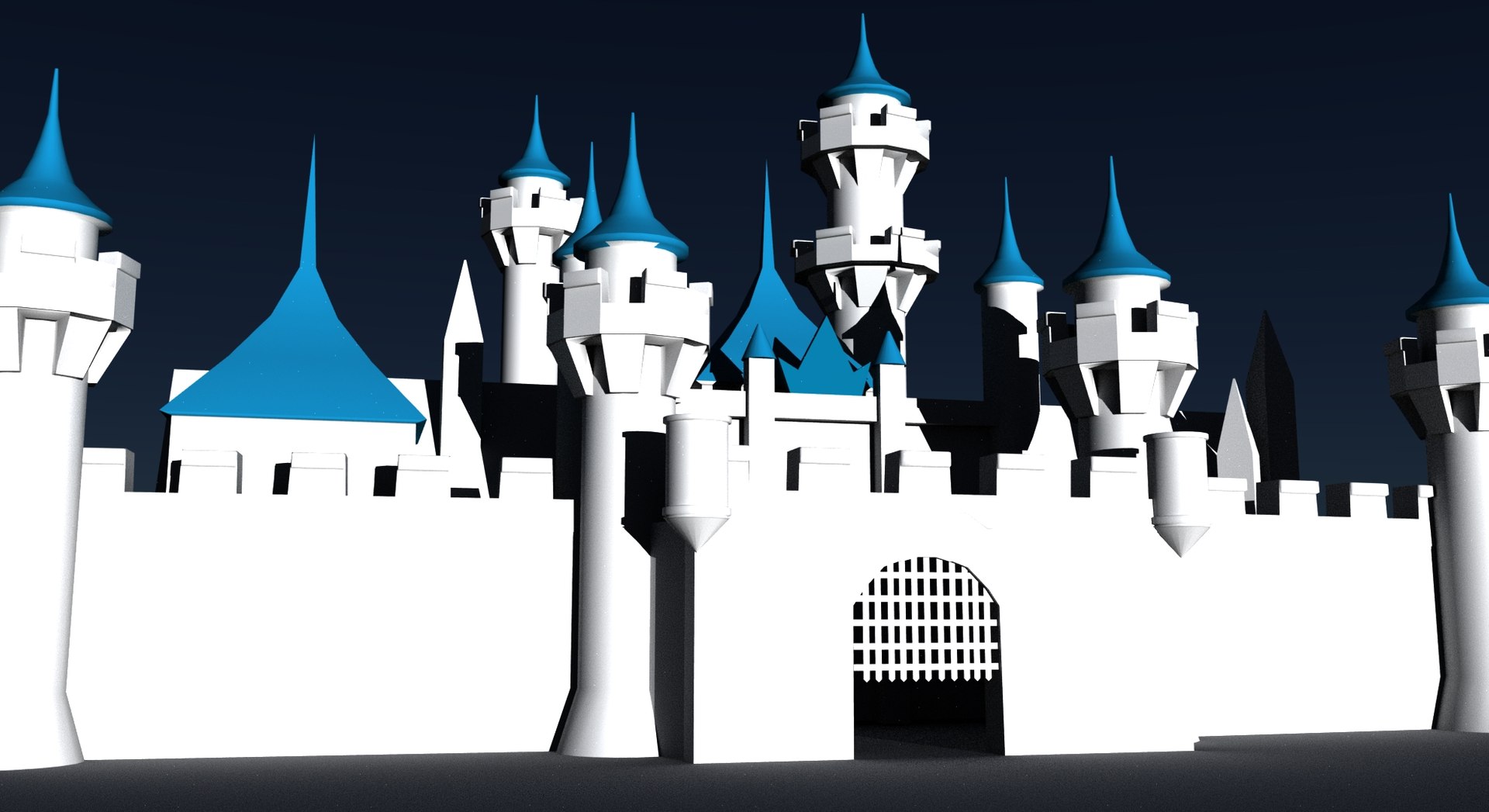 Castle 3D Model - TurboSquid 1911558