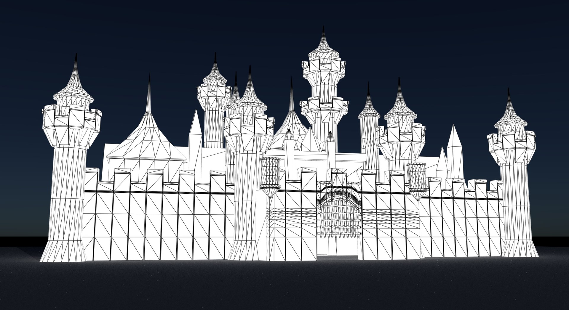 Castle 3D Model - TurboSquid 1911558