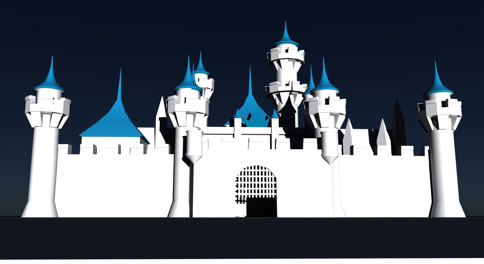 Castle 3D Model - TurboSquid 1911558
