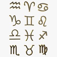 Astrological Signs Golden