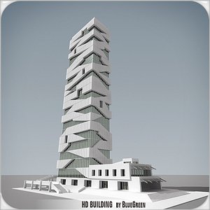definition building 3d model