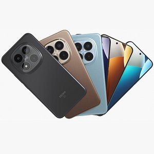 3D Xiaomi Redmi Note 15 Pro Plus 5G All Color model