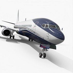 Boeing 737-900 ER with Cabin and Doors Rigged for Maya