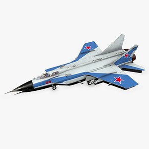 Mikoyan MiG-31 Low-poly PBR