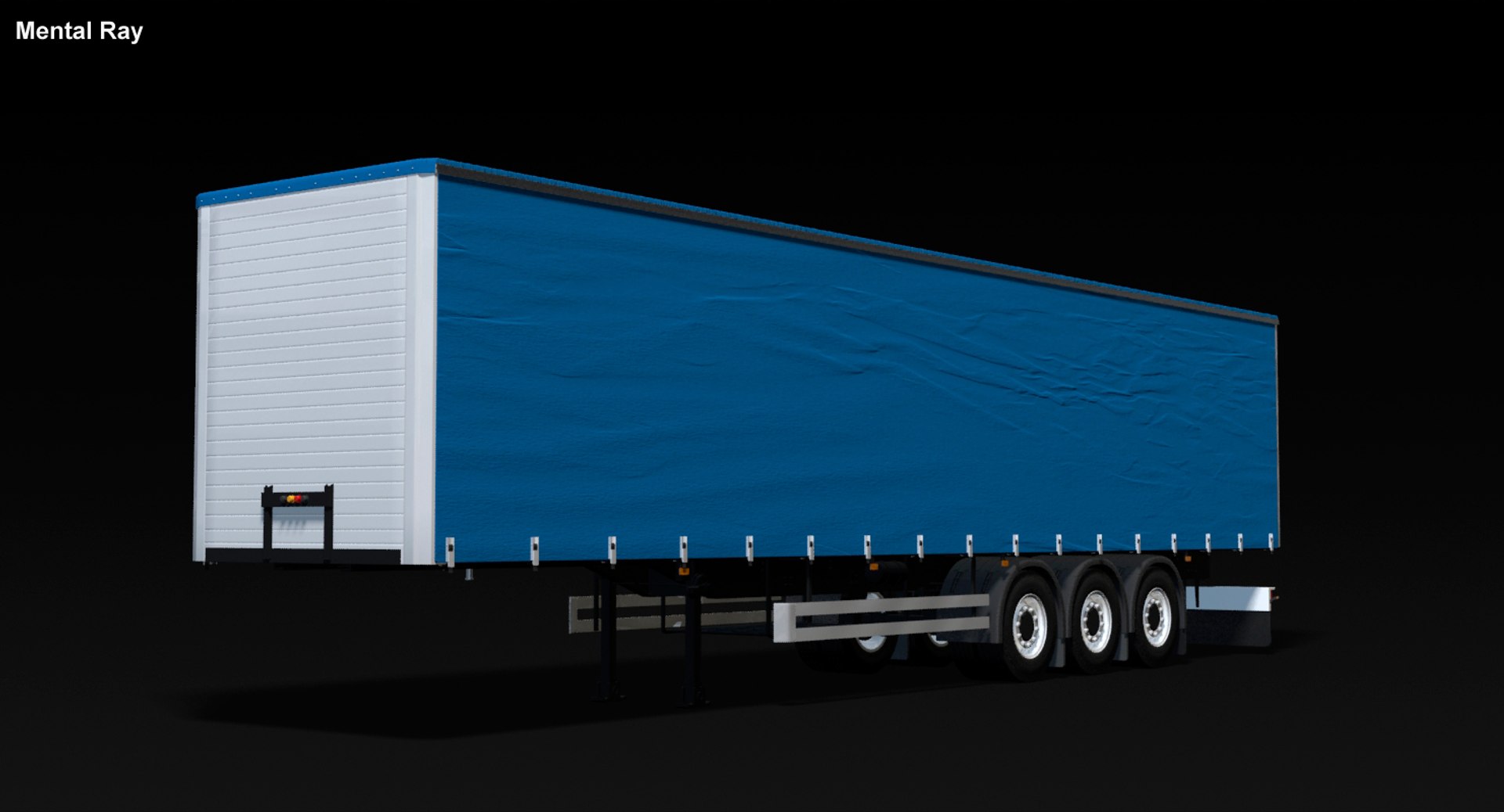3D Model Tautliner Trailer - TurboSquid 1197920