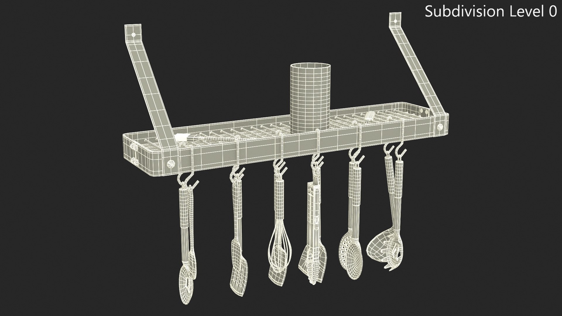 Kitchen Wall Mount Pot Rack with Cooking Utensils 3D model https://p.turbosquid.com/ts-thumb/wn/WirzpD/BK/kitchenwallmountpotrackwithcookingutensils3dsmodel012/jpg/1700737171/1920x1080/fit_q87/969487c895b7aa52d88c44dc823b83aa3e0c08cf/kitchenwallmountpotrackwithcookingutensils3dsmodel012.jpg